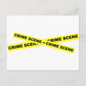 Crime Scene-tape Briefkaart (Voorkant)
