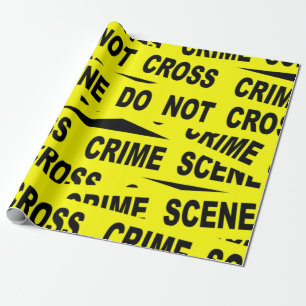 Crime Scene-tape Cadeaupapier