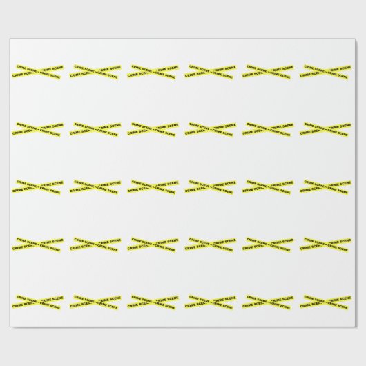 Crime Scene-tape Cadeaupapier (Vlak)