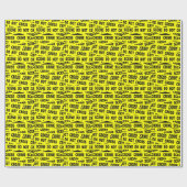 Crime Scene-tape Cadeaupapier (Vlak)