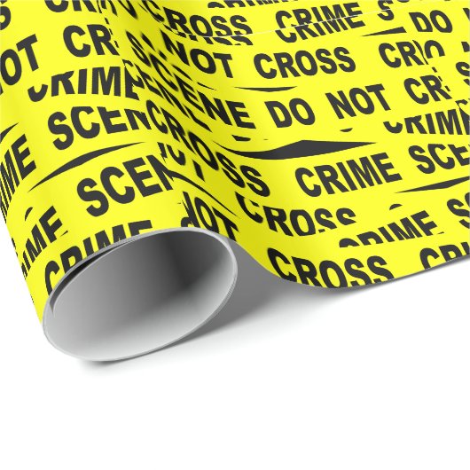 Crime Scene-tape Cadeaupapier (Rol Hoek)