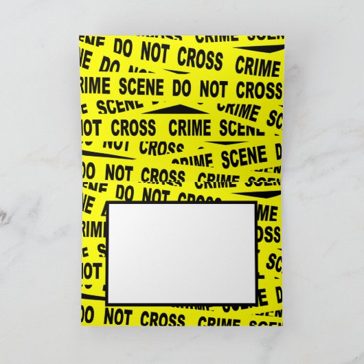Crime Scene-tape Kaart (Binnen)