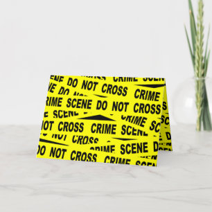 Crime Scene-tape Kaart