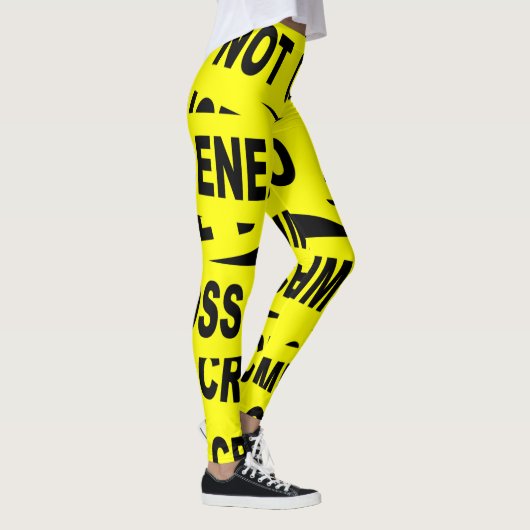 Crime Scene-tape Leggings (Rechts)