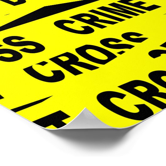 Crime Scene-tape Poster (Hoek)
