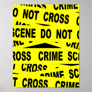 Crime Scene-tape Poster