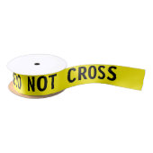 Crime Scene Tape Ribbon Satijnen Lint (Spoel)