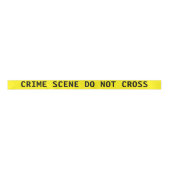 Crime Scene Tape Ribbon Satijnen Lint (Voorkant)