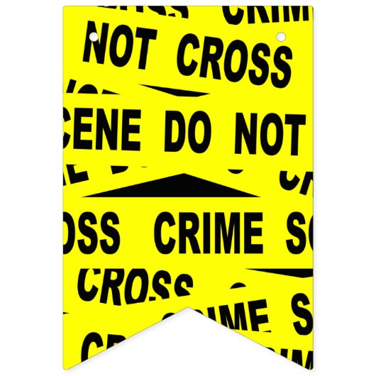 Crime Scene-tape Vlaggetjes (Eerste vlag)