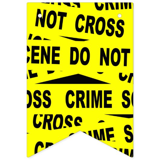 Crime Scene-tape Vlaggetjes (Derde vlag)