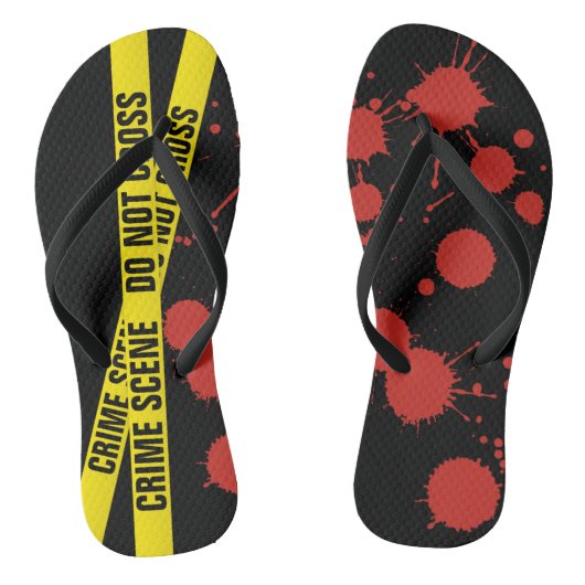 Crime Scene Teenslippers (Voetbed)