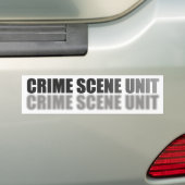 CRIME SCENE UNIT BUMPERSTICKER (Op auto)