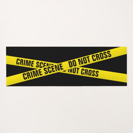 Crime Scene Yogamat (Achterkant (horizontaal))