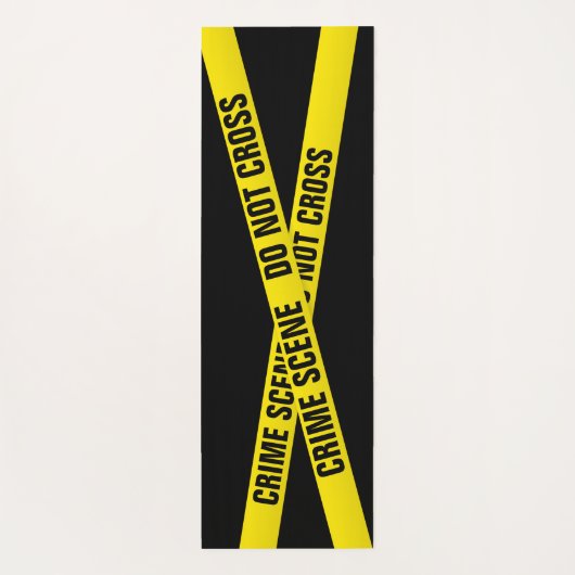 Crime Scene Yogamat (Achterkant)