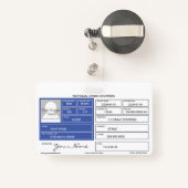 Crime Stoppers-badge Badge (Achterkant met intrekbare)