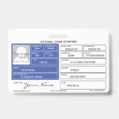 Crime Stoppers-embleem Badge (Achterkant)