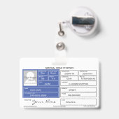 Crime Stoppers-embleem Badge (Achterkant met uittrekbare clip)