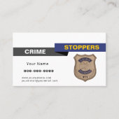 Crime Stoppers Visitekaartje (Voorkant)