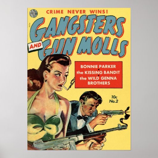 Crime wint nooit poster (Voorkant)