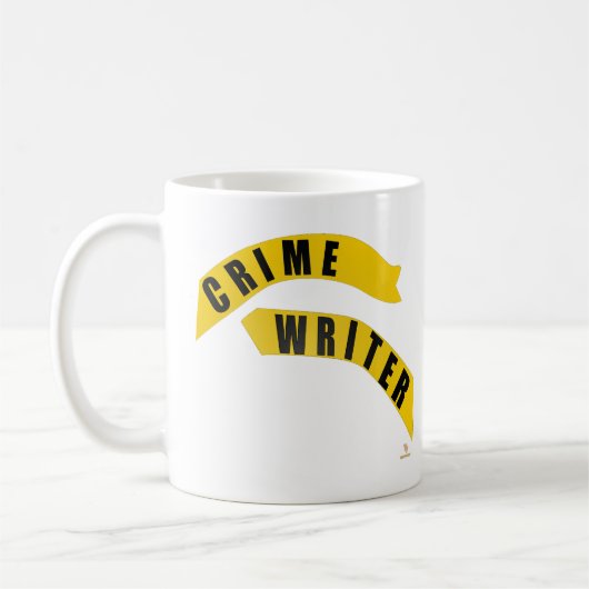 Crime Writer Genre Auteur Humor Art Design Koffiemok (Links)