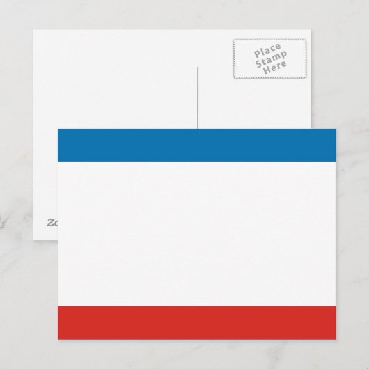 Crimea Flag Briefkaart (Voorkant / Achterkant)