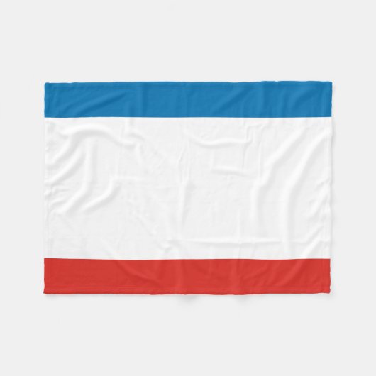 Crimea Flag Fleece Deken (Voorkant (Horizontaal))