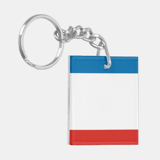 Crimea Flag Sleutelhanger (Voorkant Links)