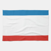 Crimea Flag Theedoek (Horizontaal)