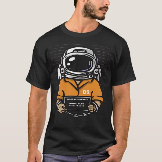 Criminal Astronaut T Shirt (Voorkant)