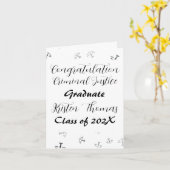 Criminal Justice customcriminal justice graduation Kaart (Gele Bloem)