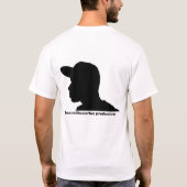 Criminaliteit betaalt niet t-shirt (Achterkant)