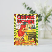 Criminaliteit door vrouwen #1 Hoesje van het strip Briefkaart (Staand voorkant)