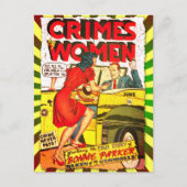 Criminaliteit door vrouwen #1 Hoesje van het strip Briefkaart (Voorkant)