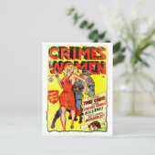 Criminaliteit door vrouwen #2 Hoesje van het strip Briefkaart (Staand voorkant)