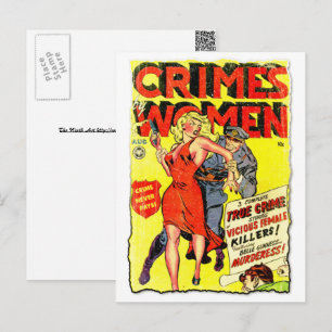 Criminaliteit door vrouwen #2 Hoesje van het strip Briefkaart