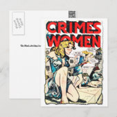 Criminaliteit door vrouwen #3 Hoesje van het strip Briefkaart (Voorkant / Achterkant)