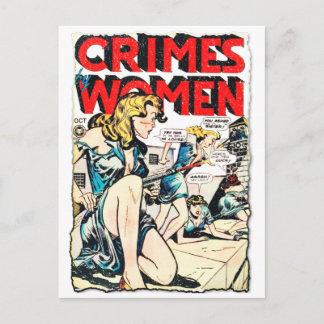 Criminaliteit door vrouwen #3 Hoesje van het strip Briefkaart