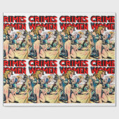 Criminaliteit door vrouwen Jailbreak komieken Cadeaupapier (Vlak)