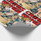 Criminaliteit door vrouwen Jailbreak komieken Cadeaupapier (Hoek)