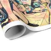 Criminaliteit door vrouwen Jailbreak komieken Cadeaupapier (Rol Hoek)