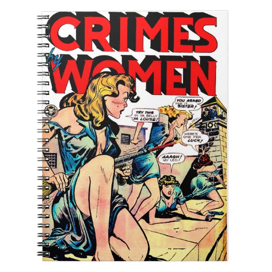 Criminaliteit door vrouwen Jailbreak  komieken Notitieboek (Voorkant)