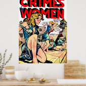 Criminaliteit door vrouwen Jailbreak  komieken Poster (Keuken)