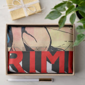 Criminaliteit door vrouwen Jailbreak  komieken Tissuepapier (Geschenk)