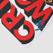 Criminaliteit door vrouwen Jailbreak  komieken Tissuepapier (Detail)