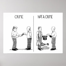 Criminaliteit, geen Poster