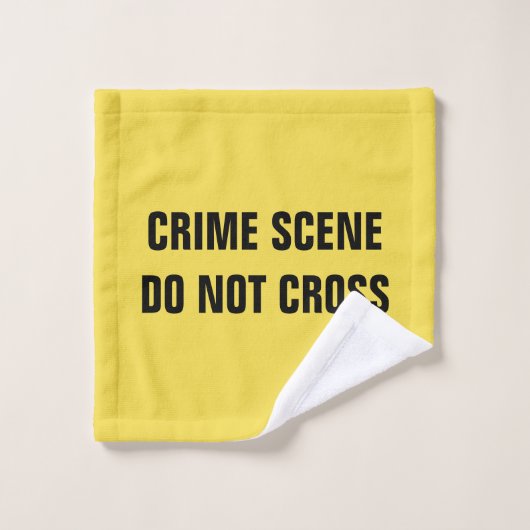 Criminaliteitscène Bad Handdoek (Wasdoekje)