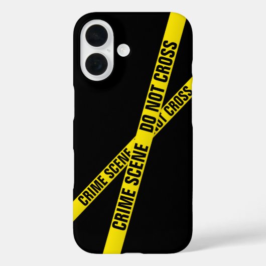 Criminaliteitscène Case-Mate iPhone Case (Achterkant)