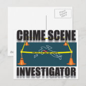 CRIMINALITEITSONDERZOEK BRIEFKAART (Voorkant / Achterkant)