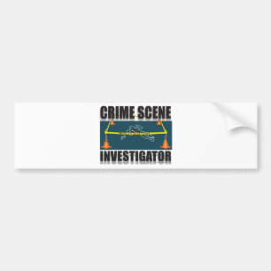 CRIMINALITEITSONDERZOEK BUMPERSTICKER