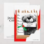 Crimineel Beer - Jailmate Christmas Kaart Holiday (Voorkant / Achterkant)